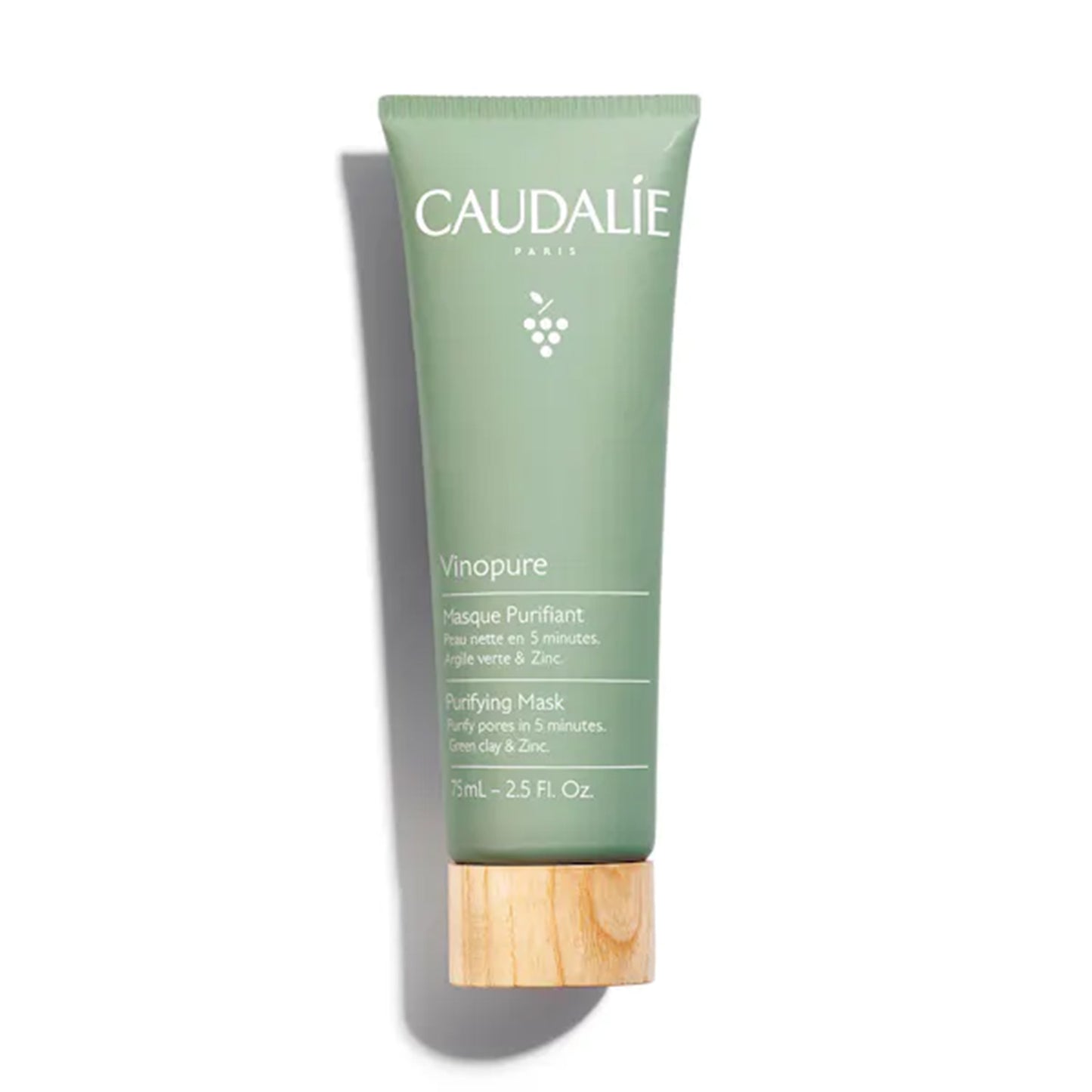 Caudalie Vinopure Purifying Mask is formulated for acne-prone skin.