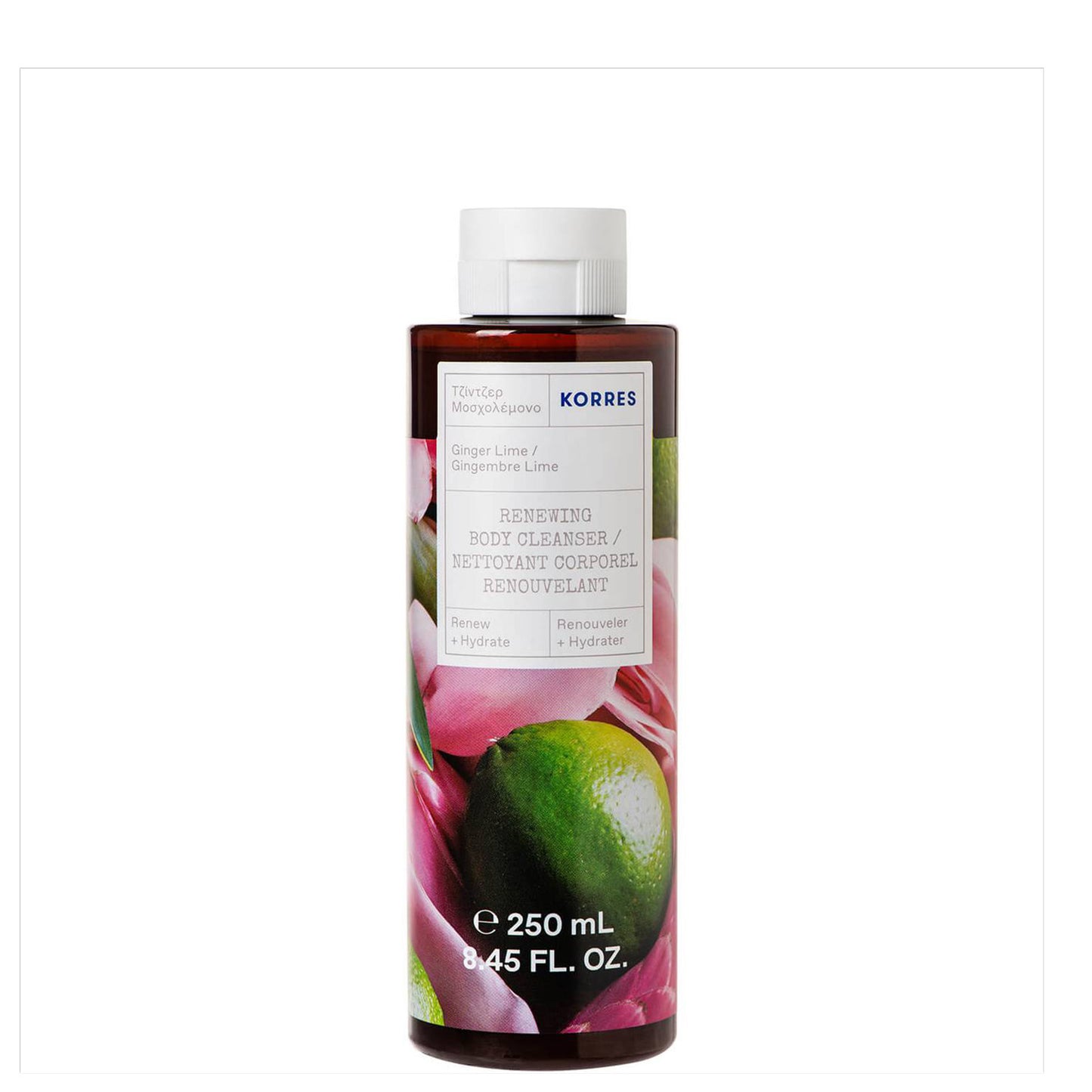 Korres Ginger Lime Renewing Body Cleanser