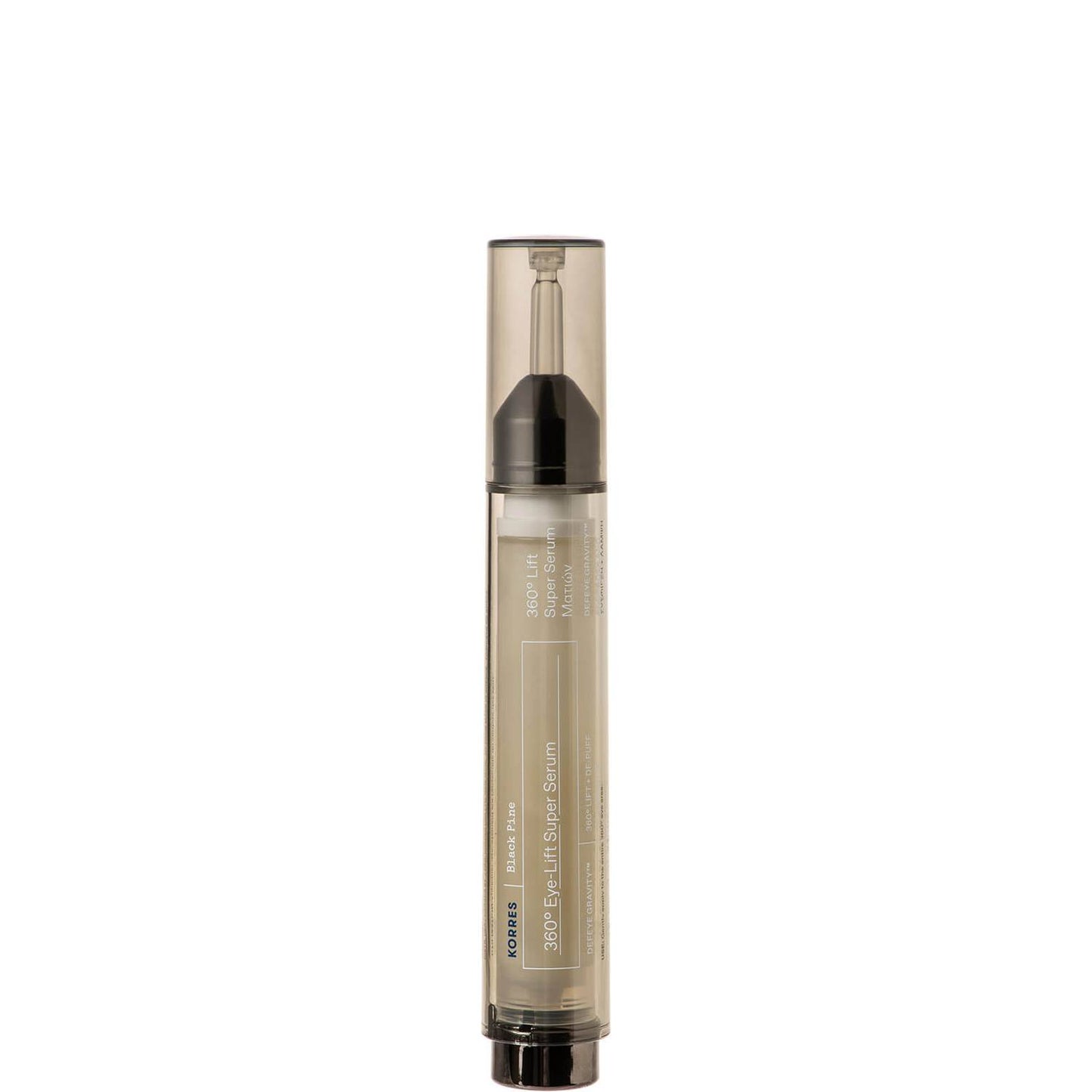 Korres Black Pine Eye-Lift Super Eye Serum for impressive results with its revolutionary super potent eye firming serum.