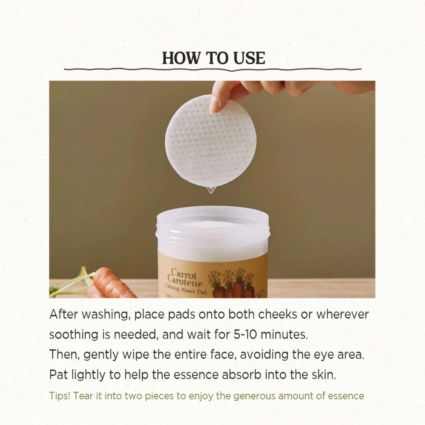 SKINFOOD Carrot Carotene Calming Water Pad