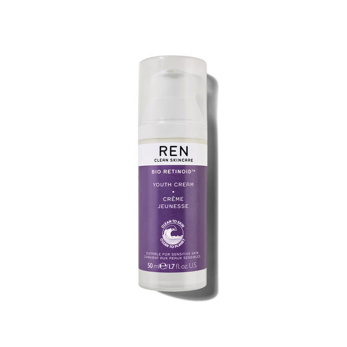 REN Bio Retinoid Youth Serum combines their patented plant-derived alternative to retinol, bidens pilosa, with ceramides and niacinamide to firm, even skin tone & pigmentation, plump, smooth, and improve elasticity, yielding visible results in as little as 7 days.