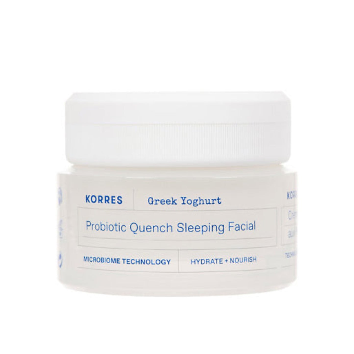Korres Greek Yoghurt Nourishing Probiotic Gel-Cream is formulated with Greek yoghurt, a renowned skin soother with a long history.