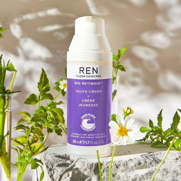Bio Retinoid Youth Serum from REN is suitable for those with sensitive skin, thanks to the brand's plant-derived alternative.