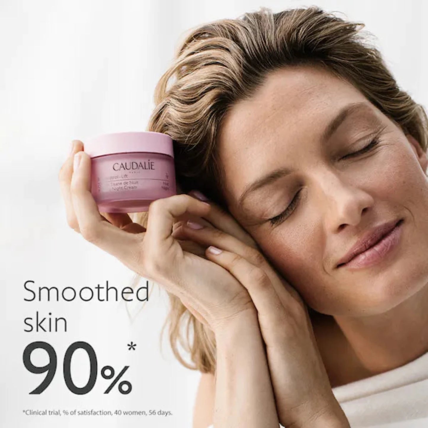 Caudalie Resveratrol Lift Firming Night Cream. Clinical studies have indicated that this cream may increase the natural production of both collagen and hyaluronic acid up to five times higher than usual.