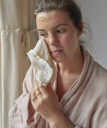 UpCircle's Cleansing Balm works gently to effectively remove pollutants, makeup, SPF, and oils from the skin.