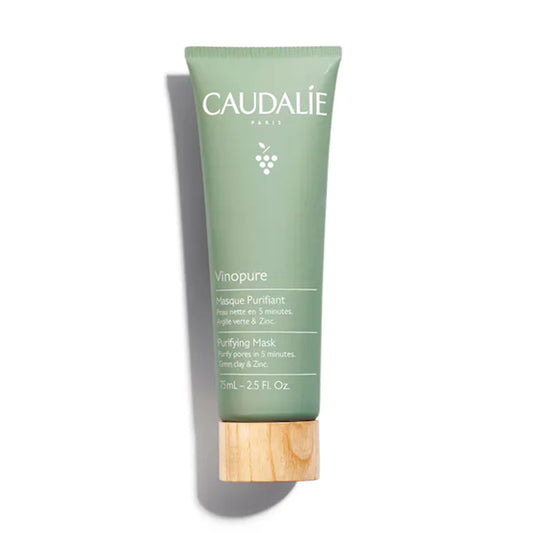 Caudalie Vinopure Purifying Mask is formulated for acne-prone skin.