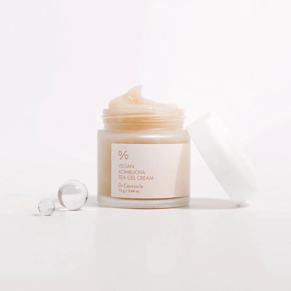 Dr. Ceuracle Vegan Kombucha Tea Gel Cream It’s great for combination to oily types too as the botanical formula balances oil and water for a clearer complexion over time.