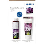 Revitalise your shower atmosphere, give a spa feeling to your everyday routine with Korres Liliac Shower gel and Body milk.