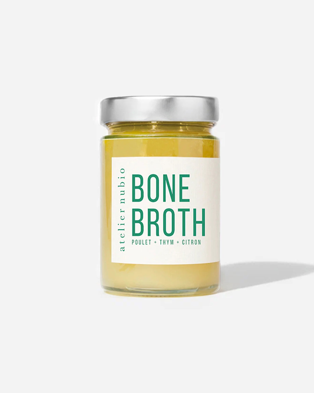 Atelier Nubio Bone Broth Chicken, Thyme & Lemon jar packshot