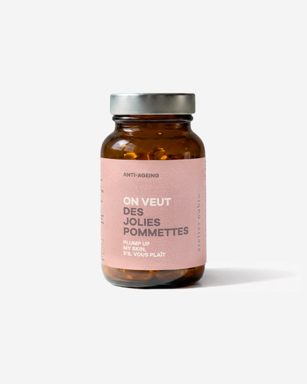 Atelier Nubio Plump Up My Skin, S'il Vous Plait 60-capsule amber glass jar packshot