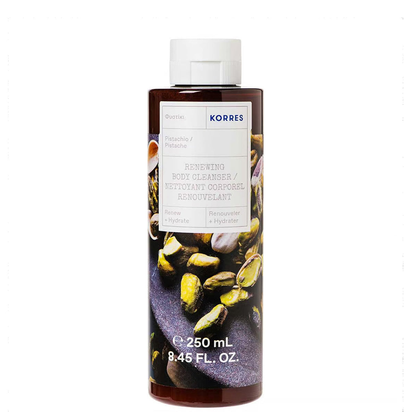 Korres Pistachio Renewing Body Cleanser, 250ml UK Naturalis
