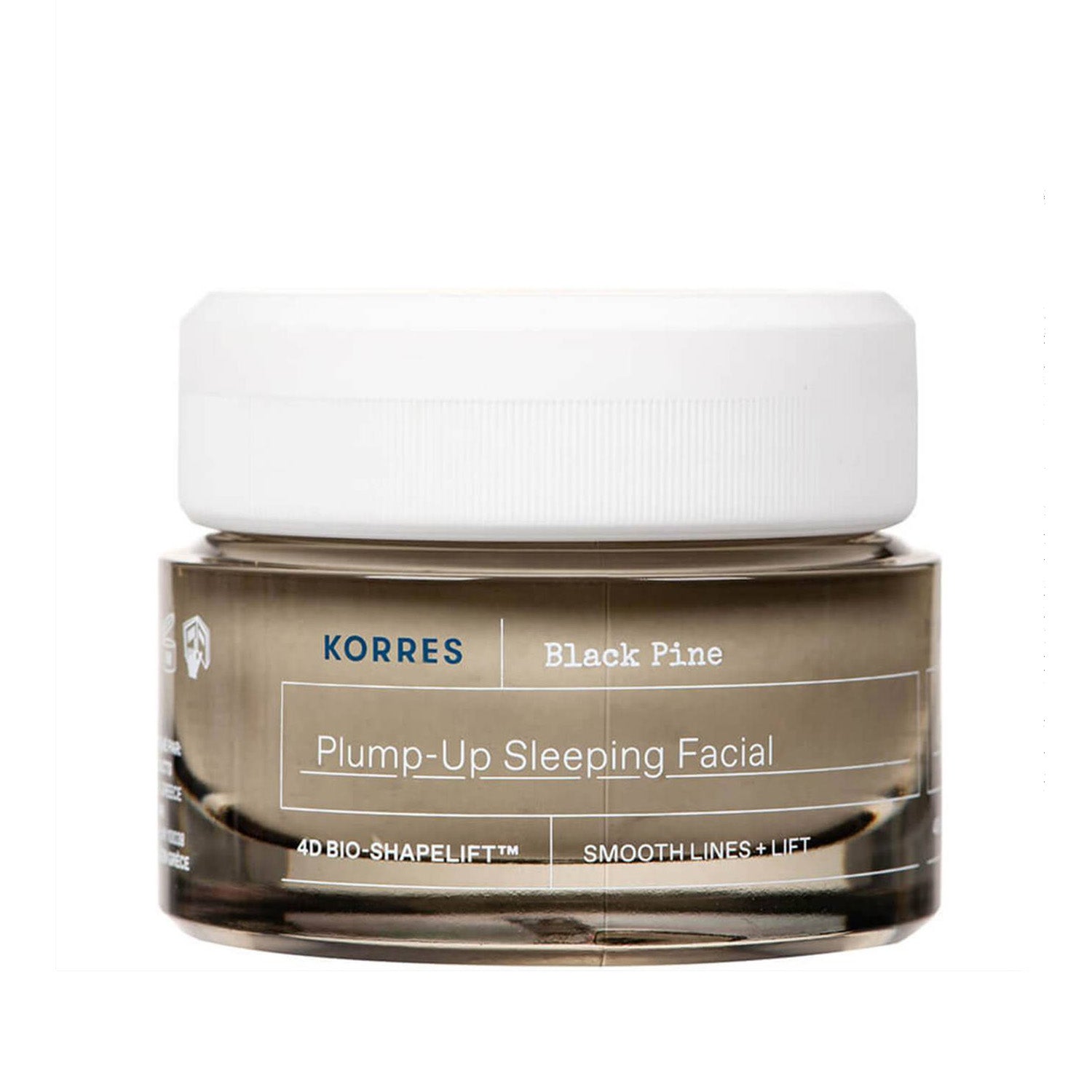 Korres Black Pine 4D BioShapeLift Plump-up Sleeping Facial reduces the appearance of wrinkles and fine lines while stimulating oxygenation and collagen synthesis for healthier, younger-looking and more radiant skin. 