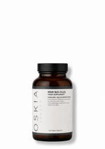 Oskia MSM Bio-Plus 120 vegan capsules amber glass jar