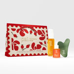 Pai Skincare The Rosehip Ritual gift set with Light Work Cleansing Oil mini, Rosehip Bioregenerate Face Oil mini and aventurine Gua Sha