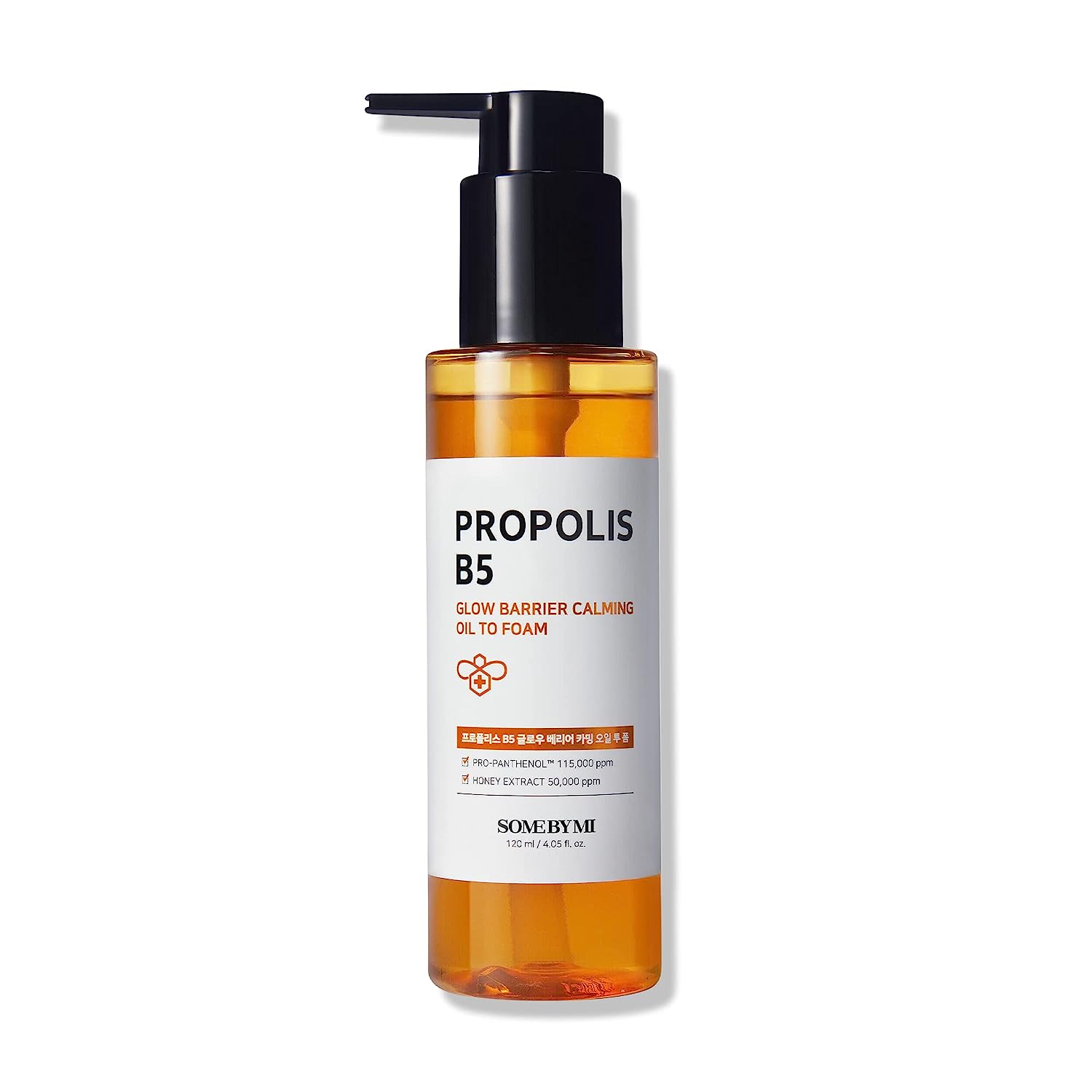 Propolis B5 Glow Barrier Calming Oil to Foam is an ideal 2 in 1 product for double cleansing.