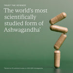 Wild Nutrition Food-Grown KSM-66 Ashwagandha Plus capsules, most scientifically studied form of ashwagandha