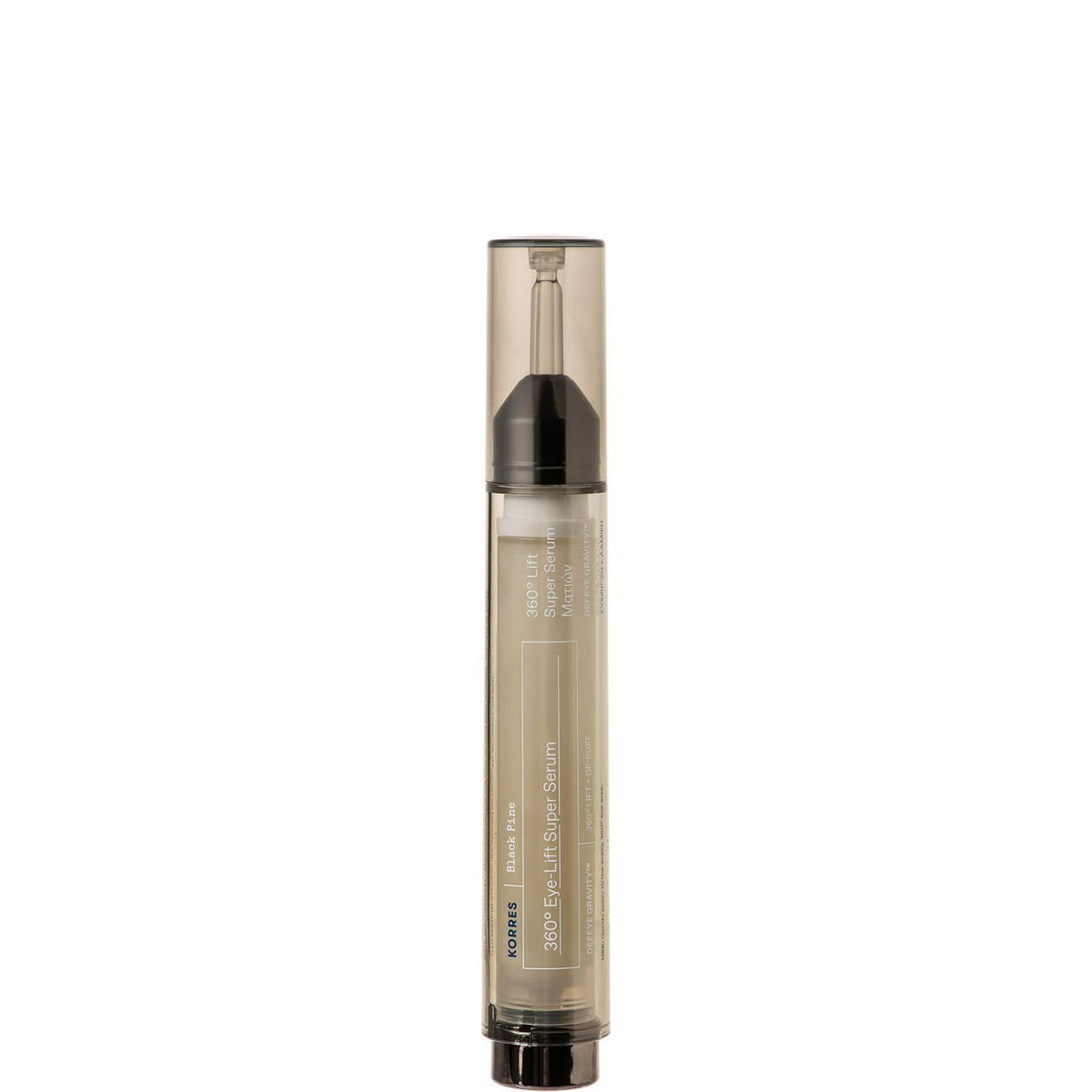 Korres Black Pine Eye-Lift Super Eye Serum for  impressive results with its revolutionary super potent eye firming serum.