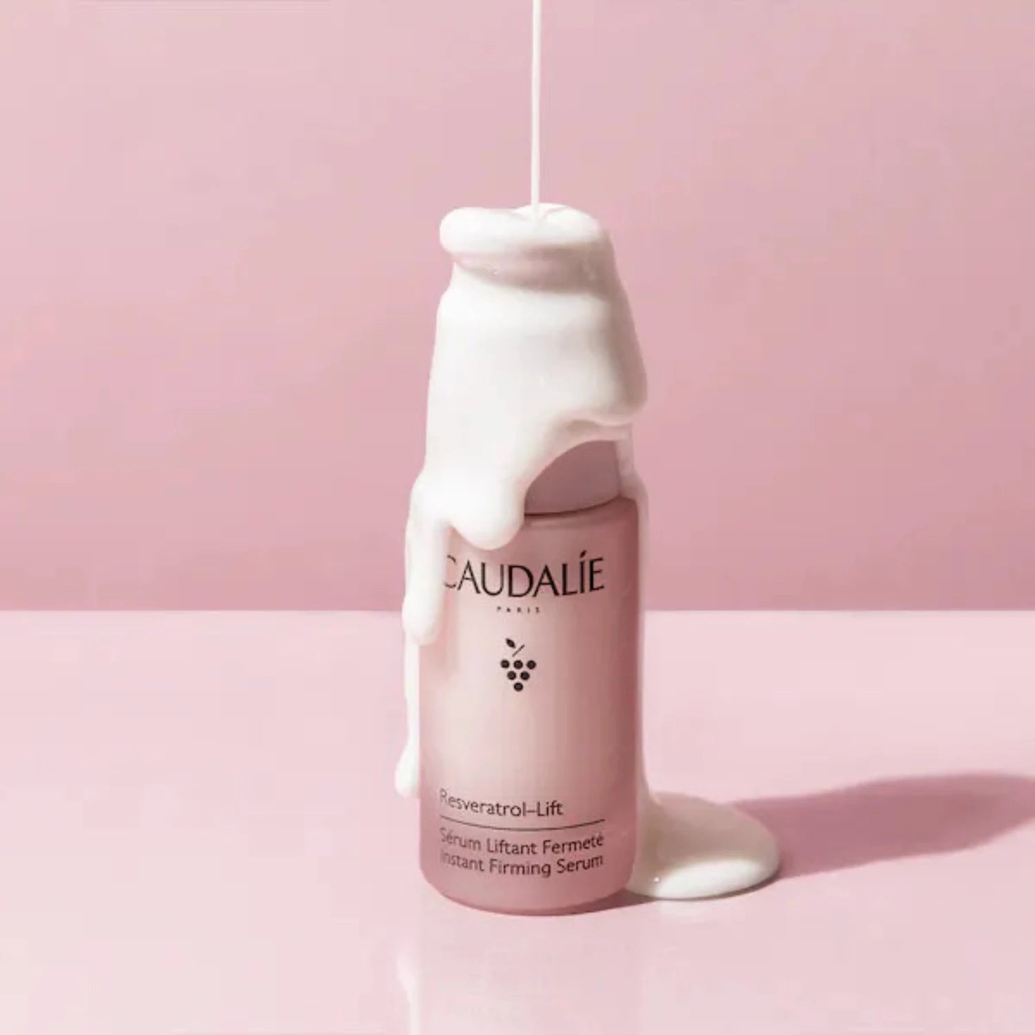 Caudalie Resveratrol Lift Instant Firming Serum. Formulated with patented plant-derived resveratrol, hyaluronic acid, and an all-vegan collagen amplifier, this serum helps to reduce wrinkles and refine facial contours. Results are immediately visible, with increased skin firmness.