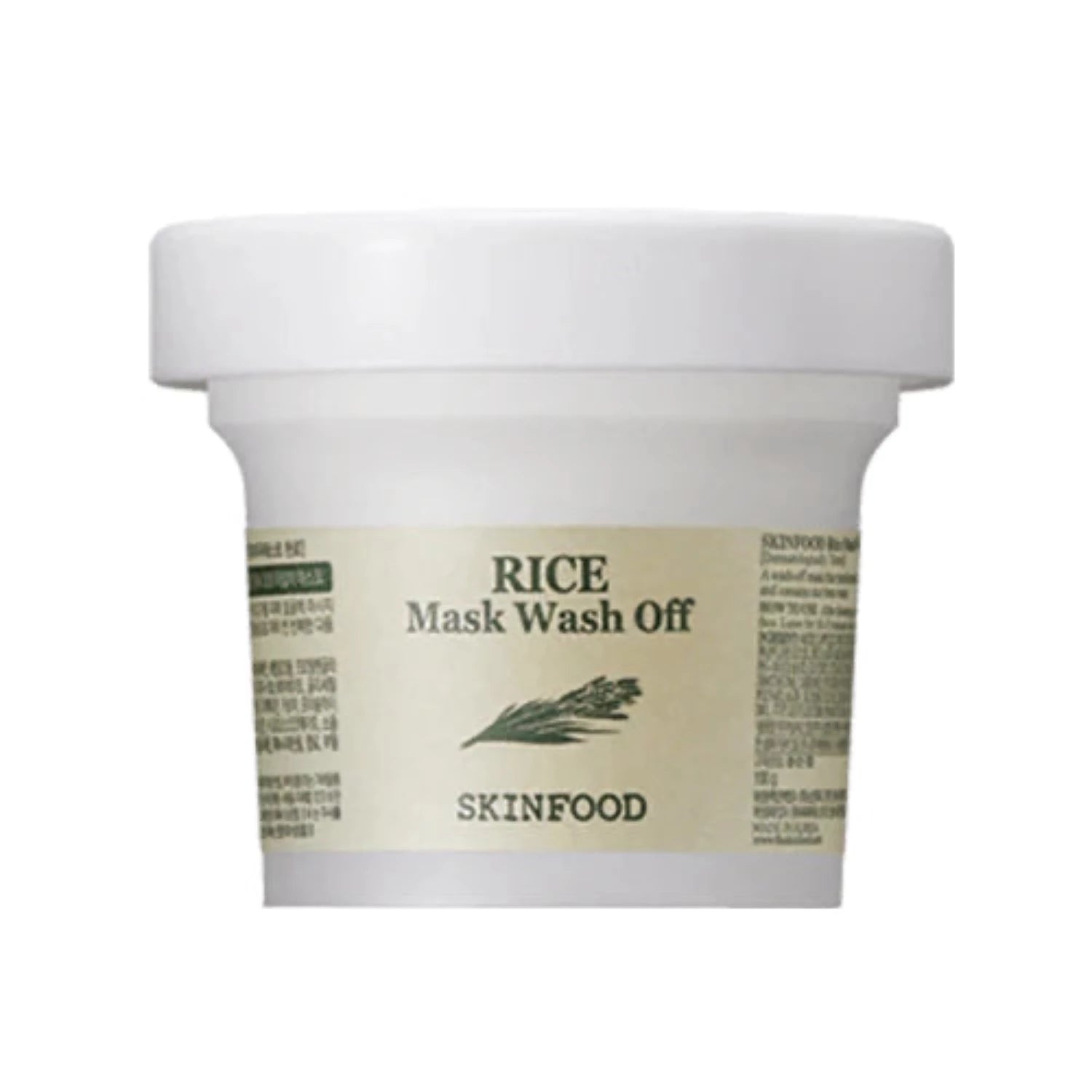 SKINFOOD Rice Mask Wash Off permits daily at-home skin care routines to be tailored to target individual areas and issues. 