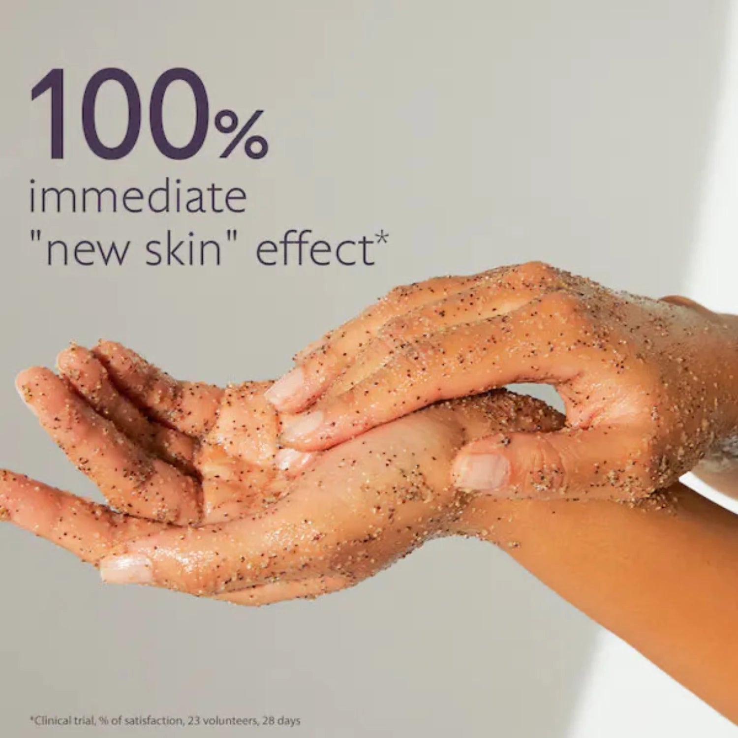 Caudalie Vinosculpt Crushed Cabernet Scrub gives 100% immediate "new skin" effect. 